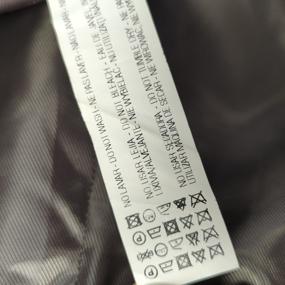 Zara Hooded Wool Zip Pea Coat Gray S preppy winter classic utility mid length - Picture 8 of 8